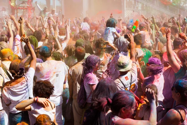 Festival Holi Barcelona — Fotografia de Stock