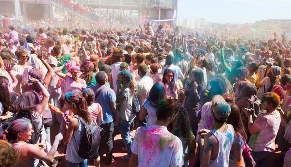 Festival of colours Holi Barcelona — Stock Photo, Image