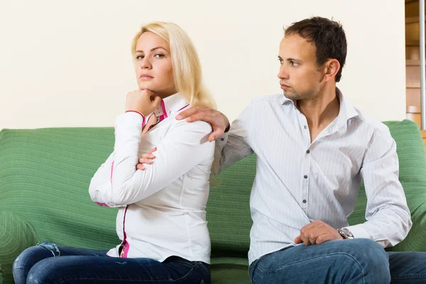 Couple having quarrel — Stock Photo, Image