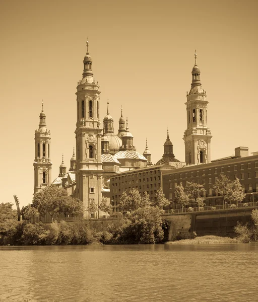 Basilica of Our Lady of the Pillar — Stock Photo, Image