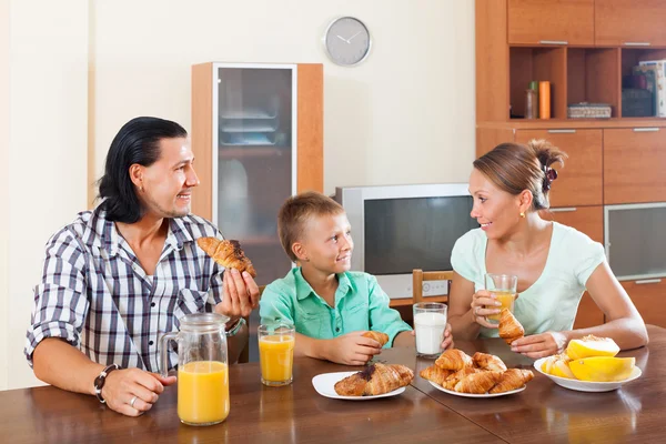 Breakfast with oranges juice — Stock Photo, Image