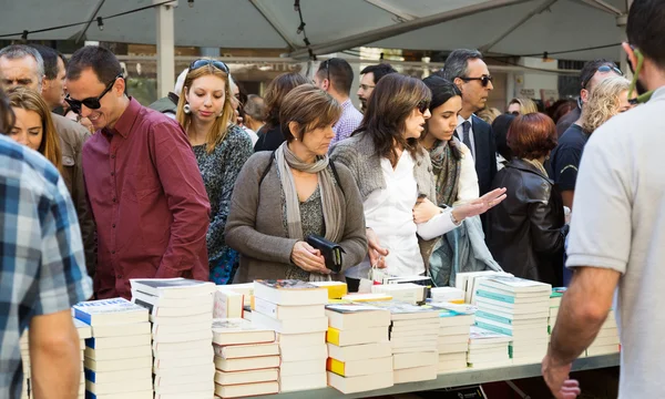 Libros sobre puestos callejeros en Barcelona —  Fotos de Stock