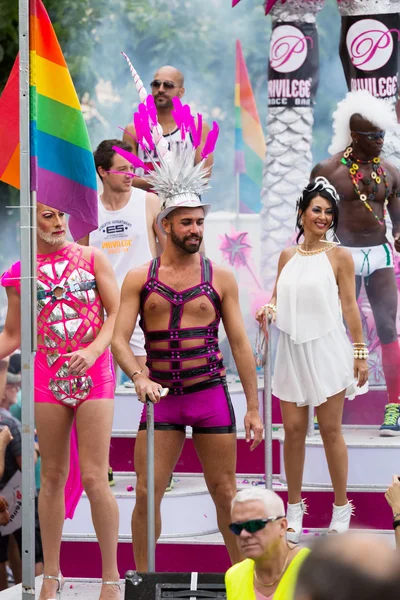 Gay orgulho desfile no sitges — Fotografia de Stock