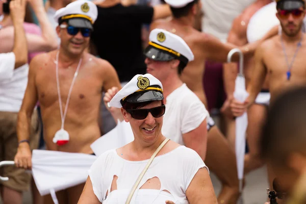 Gay pride parade in Sitges — Stock Photo, Image