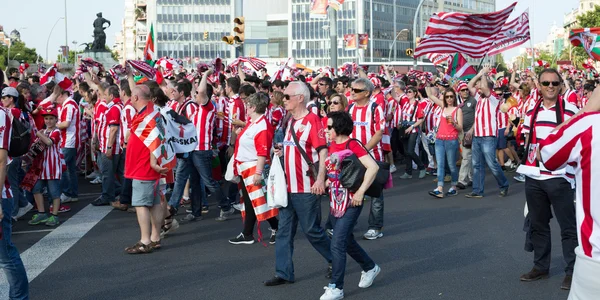 Szurkolók a klub Bilbao — Stock Fotó