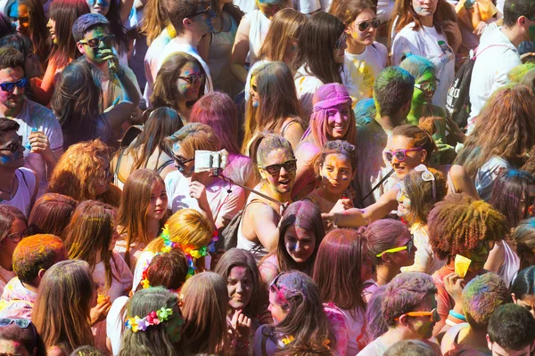 Festival de los colores Holi a Barcellona — Foto Stock