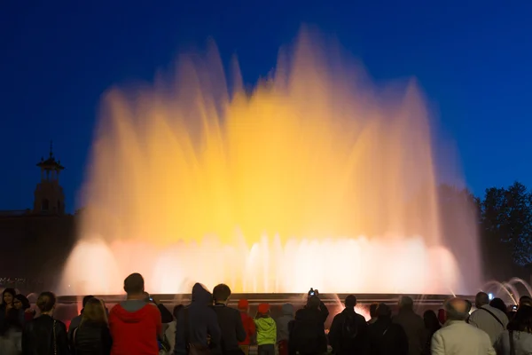 Fountain Montjuic show — ストック写真