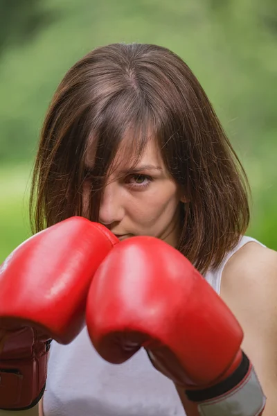 Stern look d'un gagnant — Photo