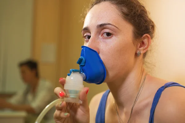 Making breathing easier — Stock Photo, Image