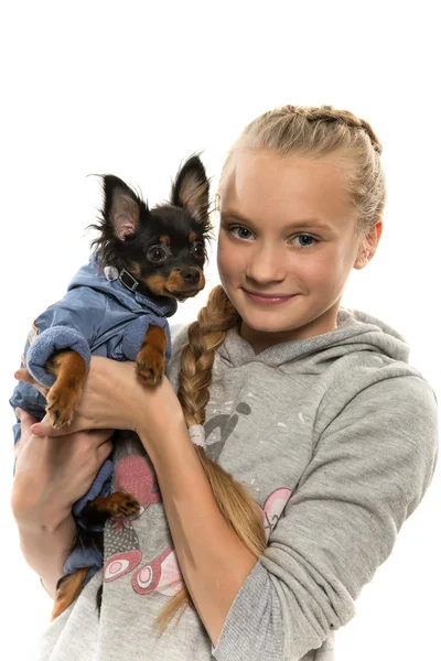 Girl's best friend — Stock Photo, Image