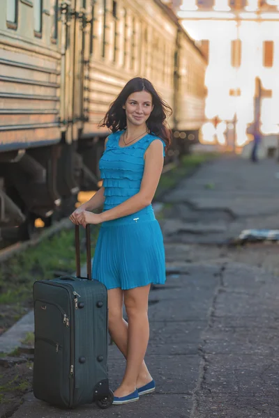 Alla vecchia stazione. — Foto Stock