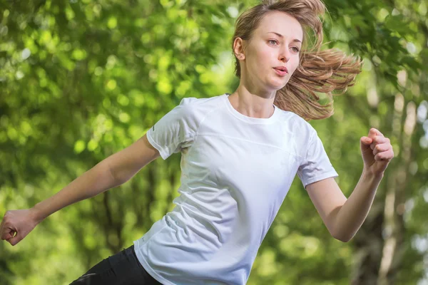 Morning jog in the Park — Stock Photo, Image