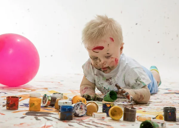 Der junge Künstler — Stockfoto