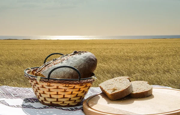 Pão e natureza — Fotografia de Stock