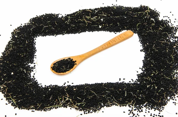 Frame of black cumin — Stock Photo, Image