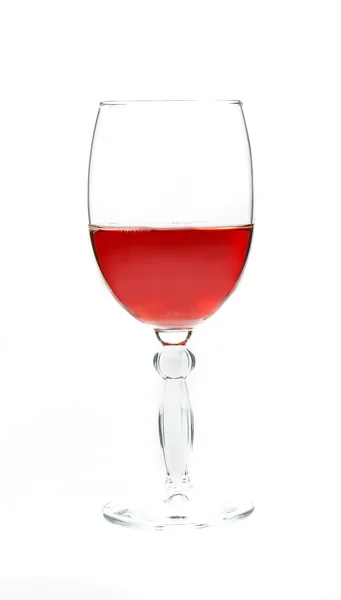 Copa de vino sobre blanco — Foto de Stock