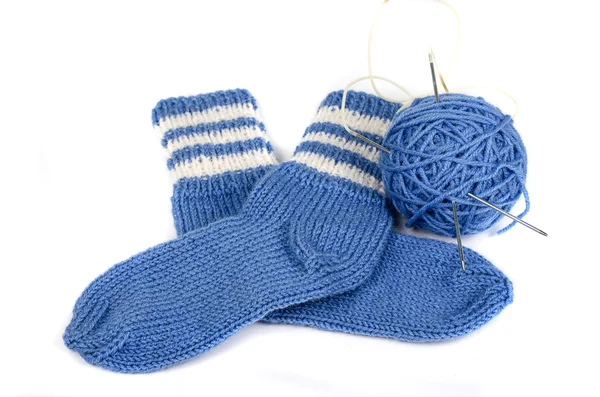 Knitted socks — Stock Photo, Image