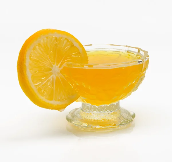 Jelly with lemon — Stock Photo, Image