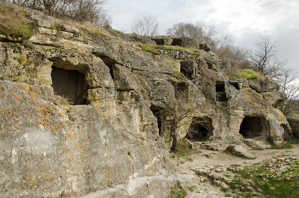 古代の洞窟都市 — ストック写真