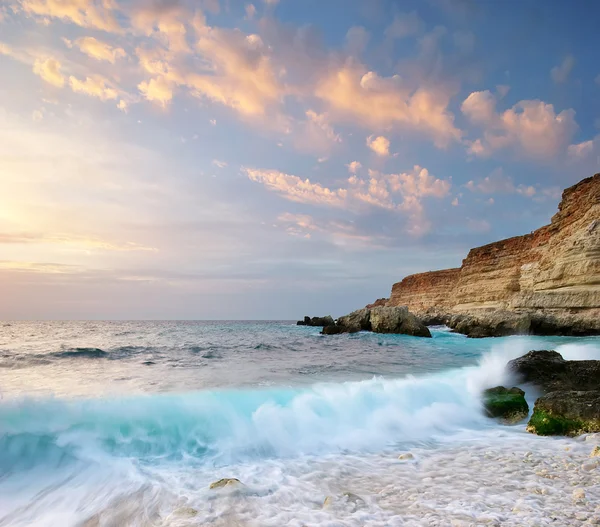 Güzel doğa deniz manzarası — Stok fotoğraf