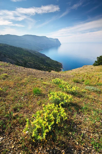 Montanha paisagem do mar . — Fotografia de Stock