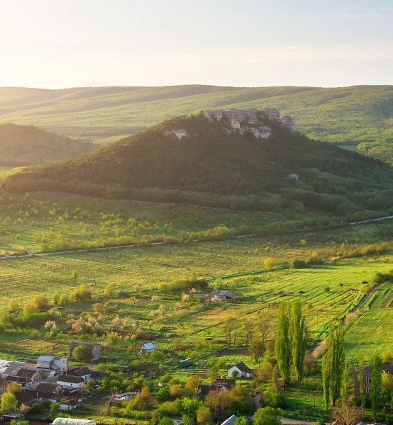 Village en montagne — Photo