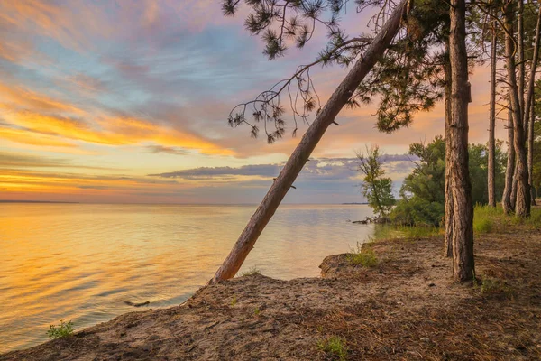 Paesaggio Naturale Sperone Sul Bordo Durante Alba — Foto Stock