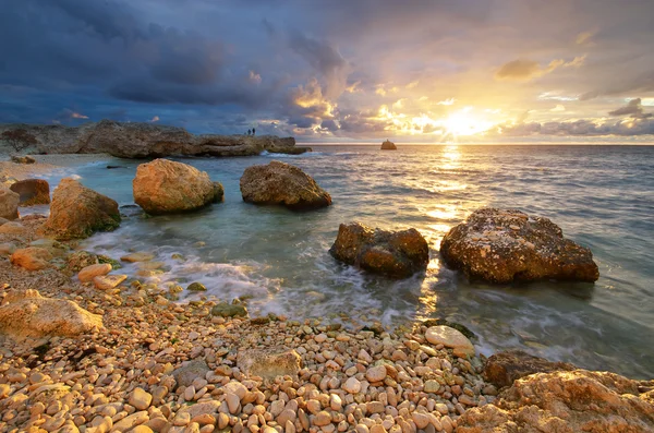 Prachtig zeegezicht van de natuur — Stockfoto
