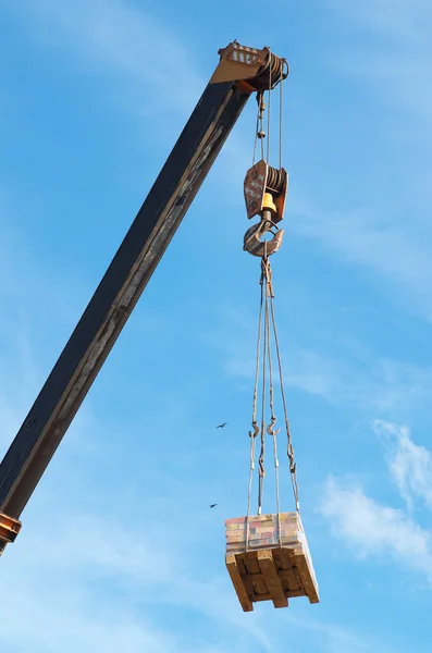 Crane and cargo. — Stock Photo, Image