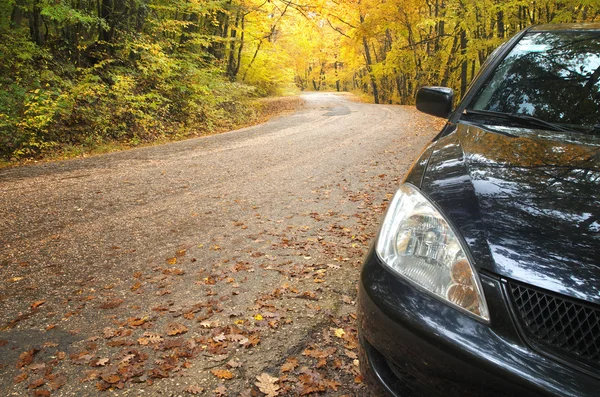 Autó- és ősz — Stock Fotó
