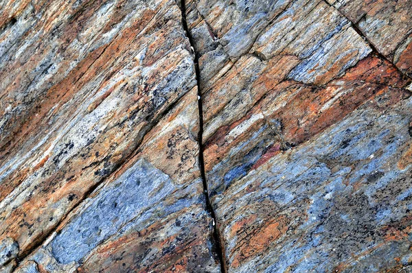 Metamorfované horniny vrstvy — Stock fotografie