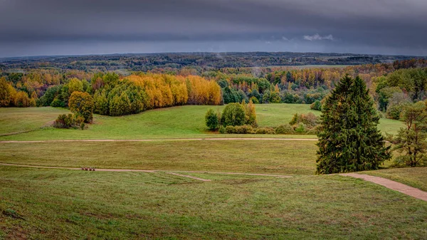 Pobliżu Wzgórza Shatrija Shatrija Jest Wzgórzem Pagórkiem Żmudzkim Regionie Litwy — Zdjęcie stockowe