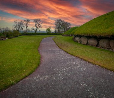 Knowth is a Neolithic Passage Grave, Boyne Valley, Co. Meath, Ireland clipart
