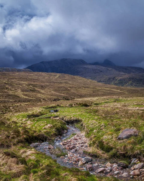 Las Montañas Derryveagh Condado Donegal Irlanda Belleza Mañana Paisaje — Foto de Stock