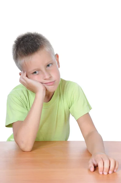 School boy studying Royalty Free Stock Photos