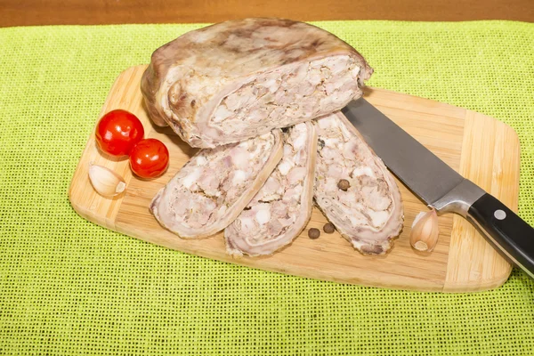 Stuffed pork stomach — Stockfoto