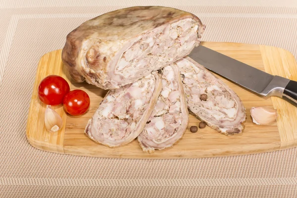 Stuffed pork stomach — Stockfoto