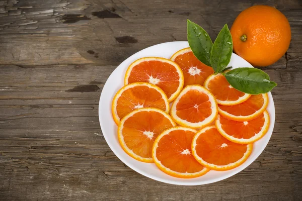 Red orange sliced — Stock Photo, Image