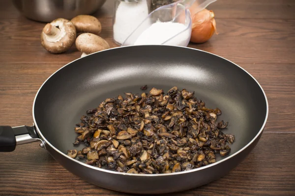 Fried mushrooms — Stock Photo, Image