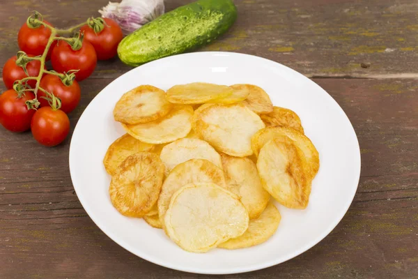 Fried potatoes — Stock Photo, Image