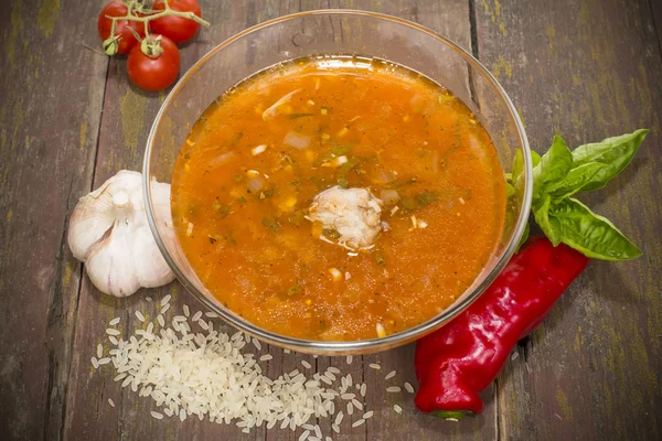 Kharcho soup — Stock Photo, Image