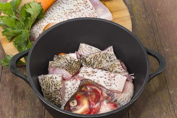 Fish bream slices — Stock Photo, Image