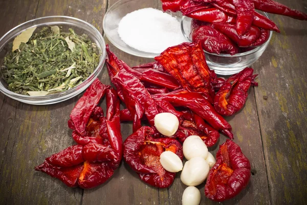 Dried chili pepper — Stock Photo, Image