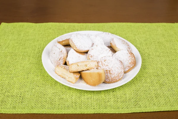Pudra şekerli kurabiye kurabiye — Stok fotoğraf