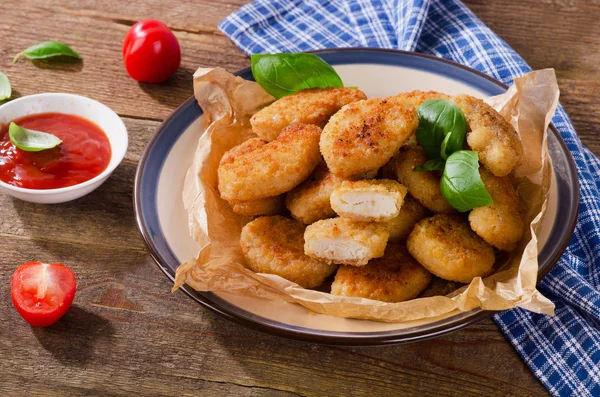 Knusprige Chicken Nuggets — Stockfoto