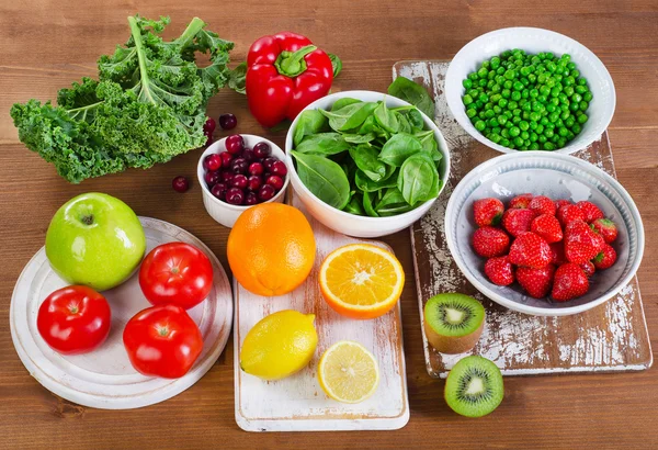 Lebensmittel mit dem höchsten Vitamin-C-Gehalt — Stockfoto