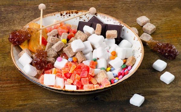 Different kind of sugar — Stock Photo, Image