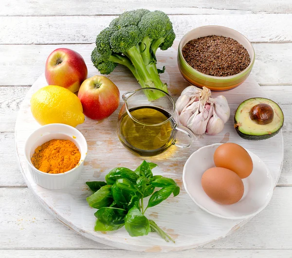 Potraviny pro zdravá játra — Stock fotografie