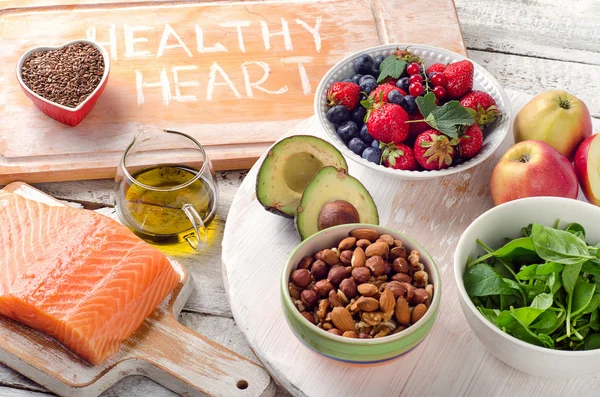 Good Food for healthy Heart — Stock Photo, Image