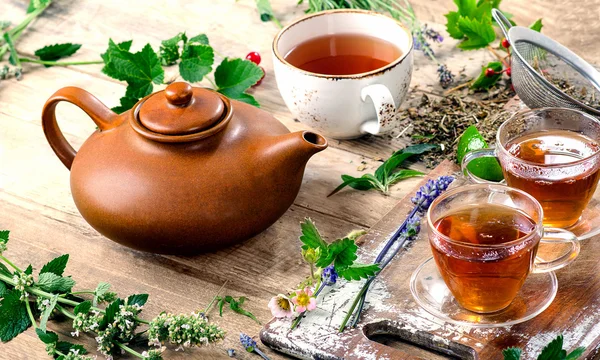 Fresh Herbal tea — Stock Photo, Image